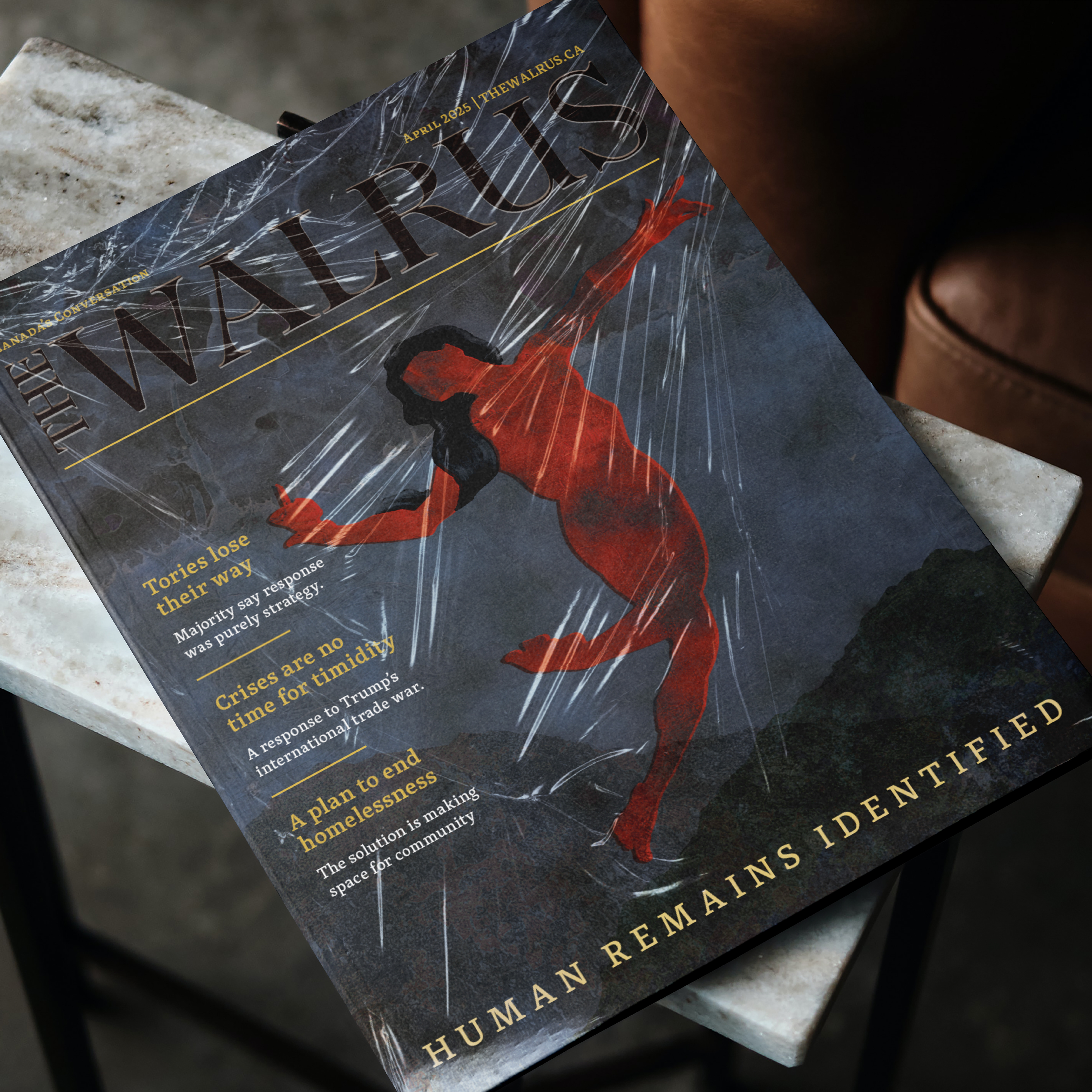 Walrus editorial magazine cover